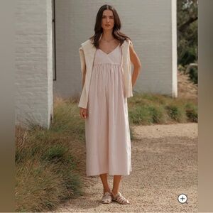 Jenni Kayne Women's White and Tan Dress